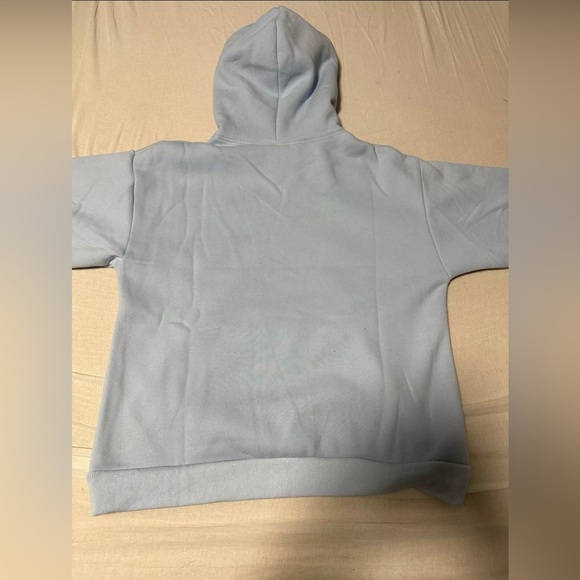 Sp5der Sky Blue Hoodie Size M - Picture 2 of 4